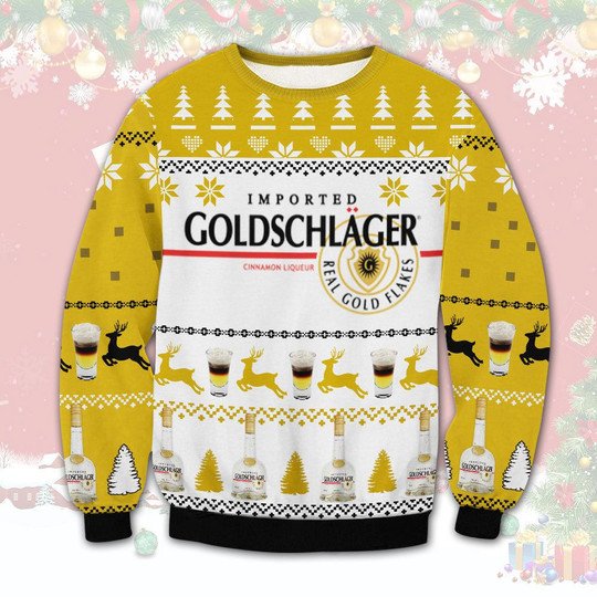 Goldschlager Beer Christmas Ugly Sweater