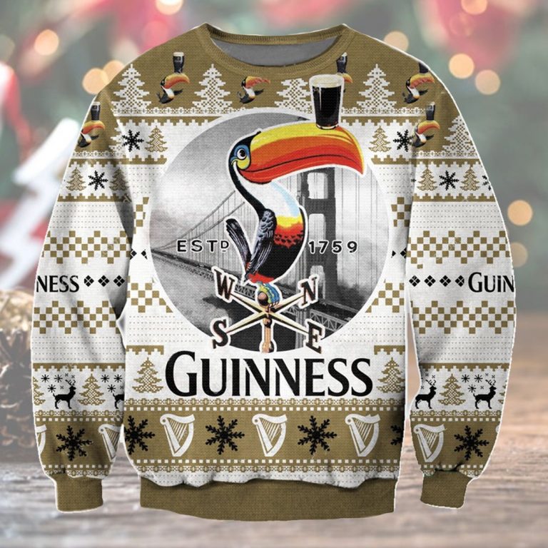 BEST Guinness Beer Christmas Ugly Sweater 4