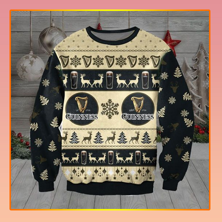 Guinness Beer Christmas Ugly Sweater4