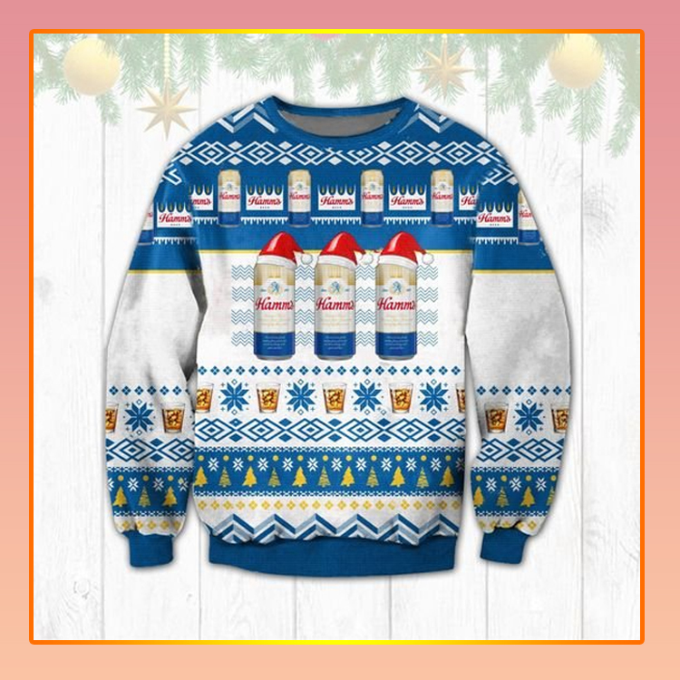 Hamms Beer Christmas Ugly Sweater1