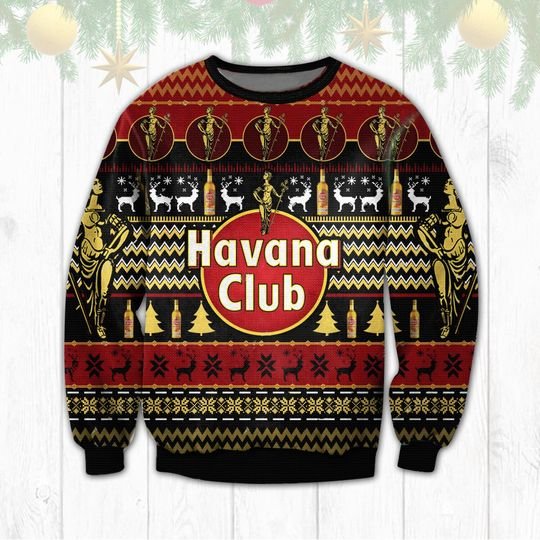 Havana Club Beer Christmas Ugly Sweater