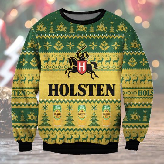 Holsten Beer Christmas Ugly Sweater