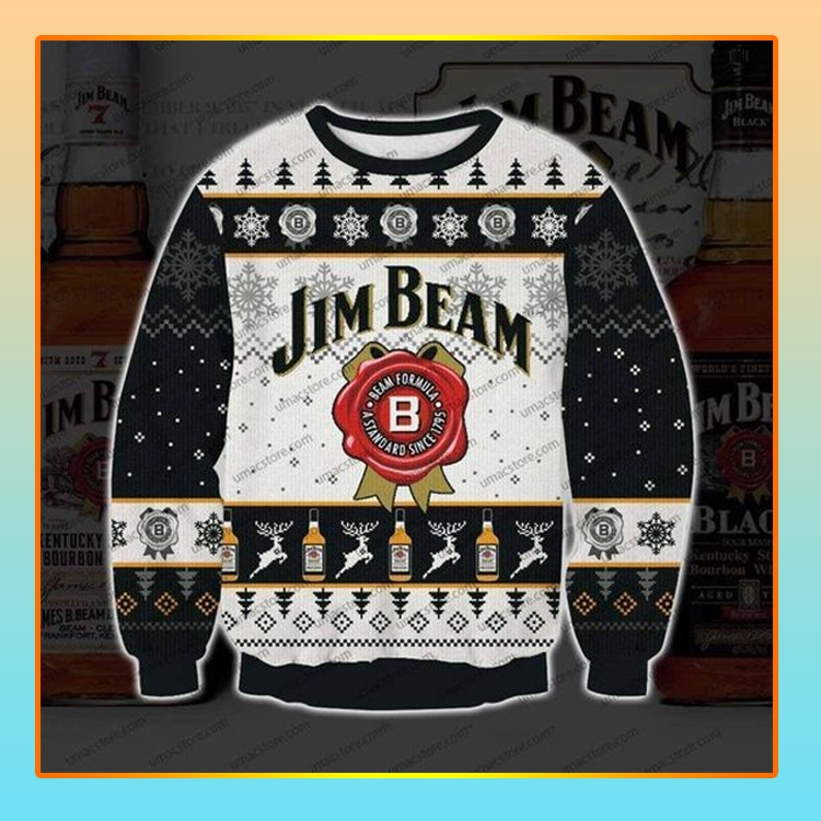 Jim Beam Beer Christmas Ugly Sweater1