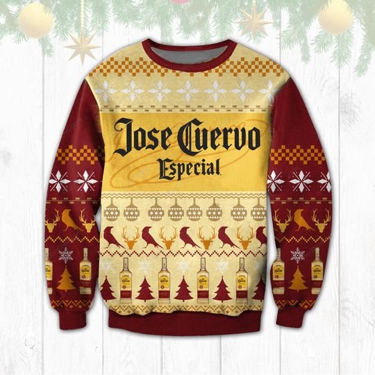 Jose Cueruo Especial Beer Christmas Ugly Sweater