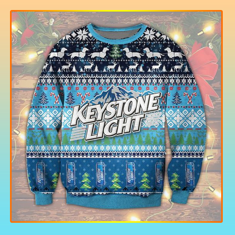 Keystone Light Beer Christmas Ugly Sweater1