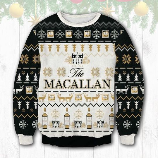 Macllan Beer Christmas Ugly Sweater