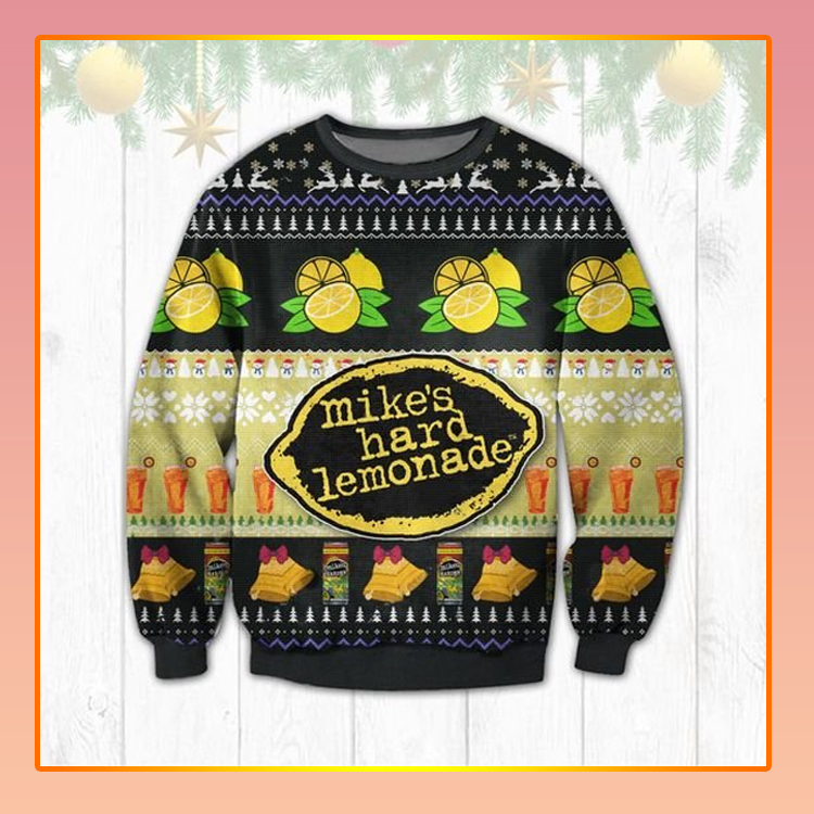 Mikes Hard Lenmonade Christmas Ugly Sweater1