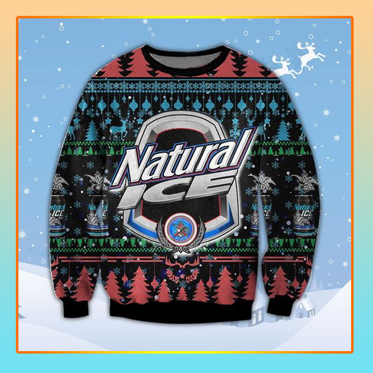 Natural ICE Beer Christmas Ugly Sweater2