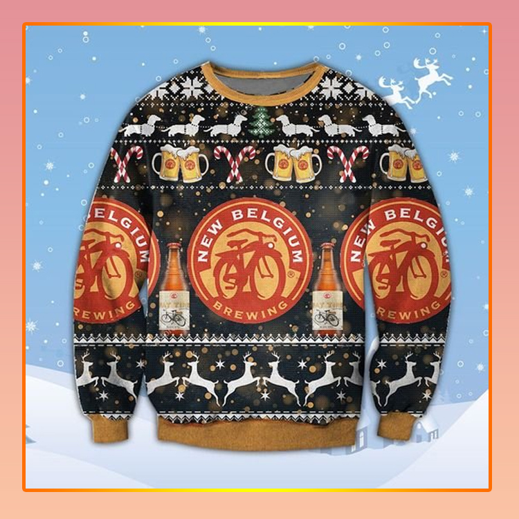 New Belgium Beer Christmas Ugly Sweater1