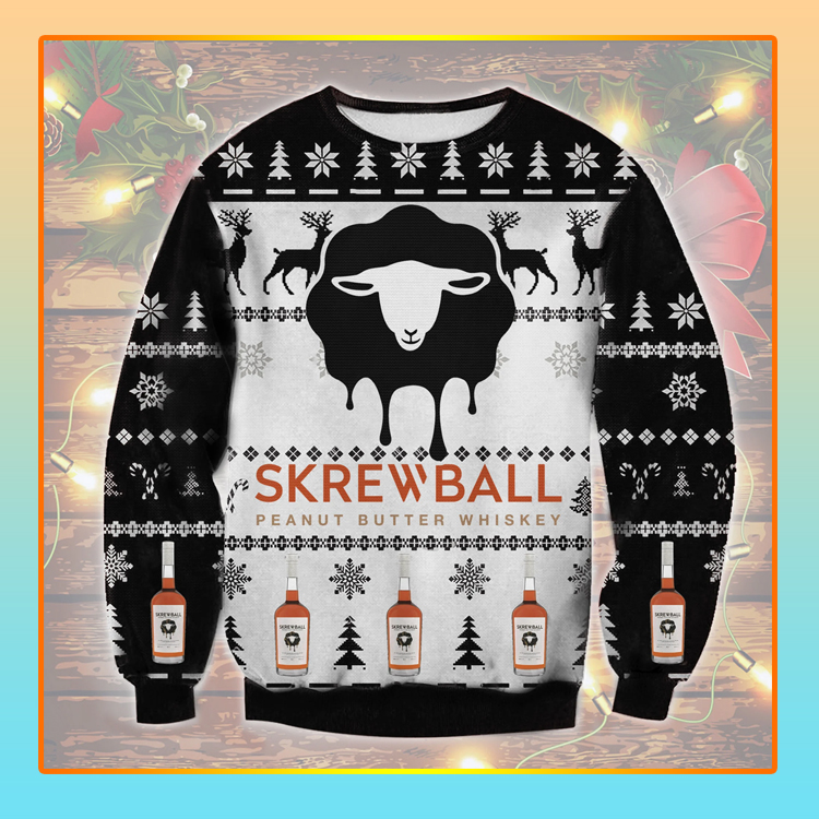 Skrewball Beer Christmas Ugly Sweater1