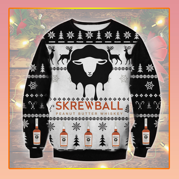 NEW Skrewball Beer Christmas Ugly Sweater 3 1