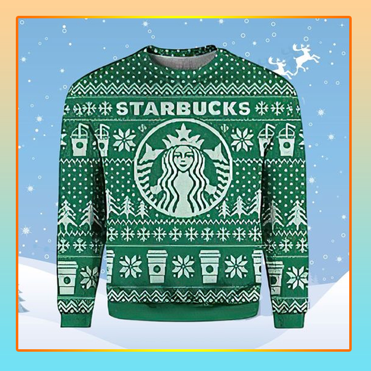 Starbucks Beer Christmas Ugly Sweater1