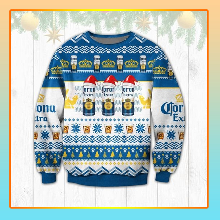 hLTAerh5 Corona Extra Beer Christmas Ugly Sweater1