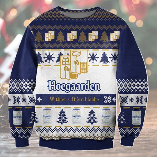 qQzvkzq8 Hoegaarden Beer Christmas Ugly Sweater