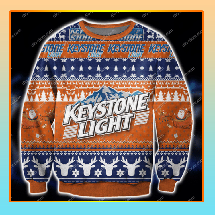 xJRZFgcA Keystone Light Beer Christmas Ugly Sweater1