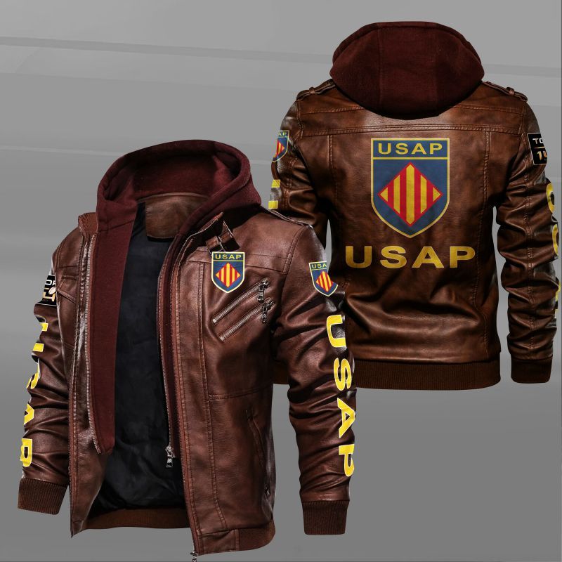 TOP USA Perpignan 2D Leather PU Jacket 2