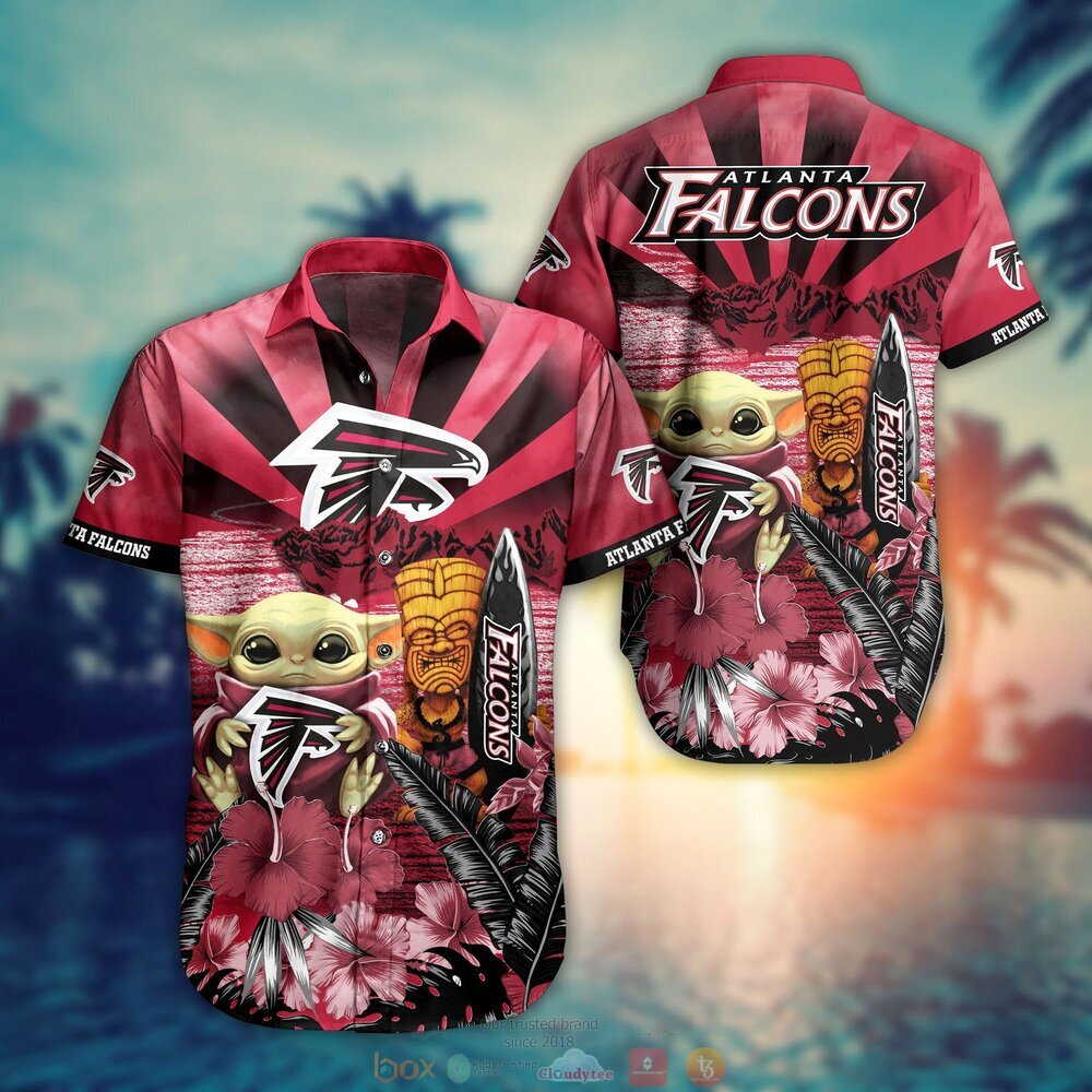 BEST Baby Yoda Atlanta Falcons NFL Hawaiian Shirt, Shorts 8