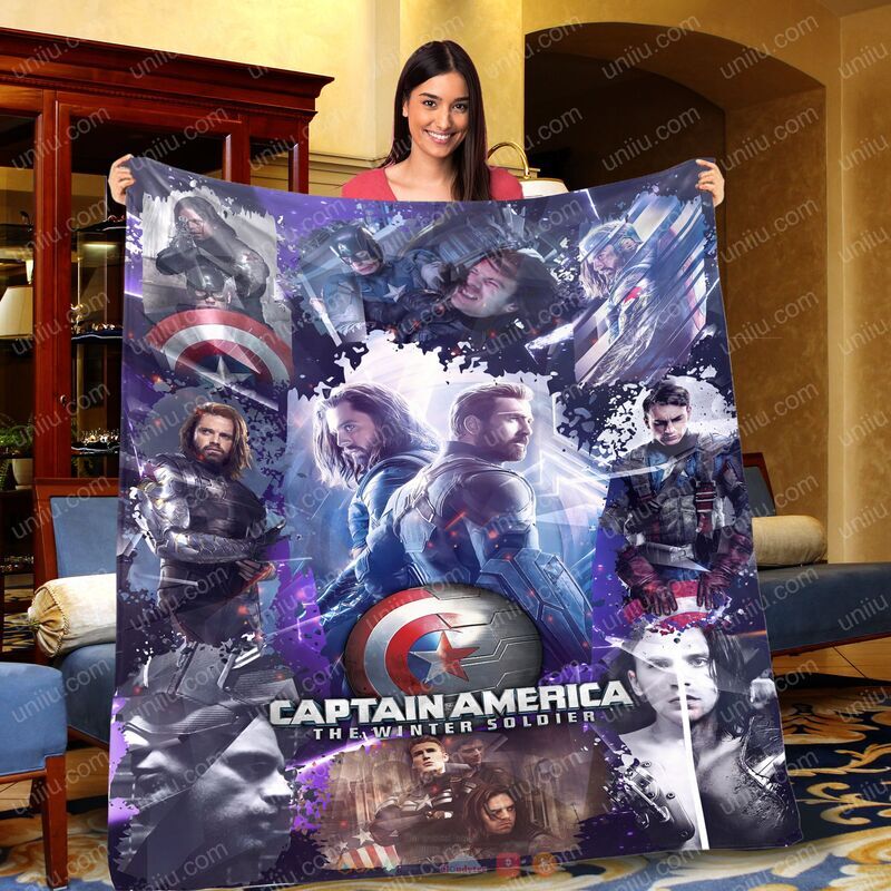 HOT Marvel Avengers Captain America The Winter Soldier Blanket 13