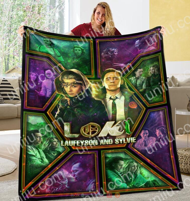 HOT Marvel Avengers Couple Loki Laufeyson And Sylvie Blanket 3 HOT Marvel Avengers Couple Loki Laufeyson And Sylvie Blanket - Image 3