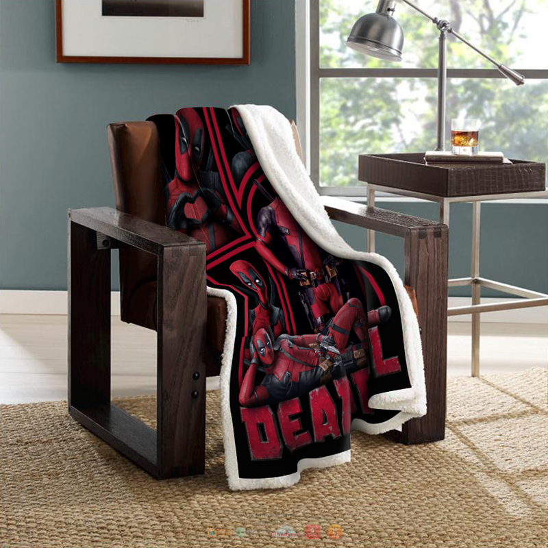 HOT Marvel Avengers Deadpool Blanket 5 HOT Marvel Avengers Deadpool Blanket - Image 5