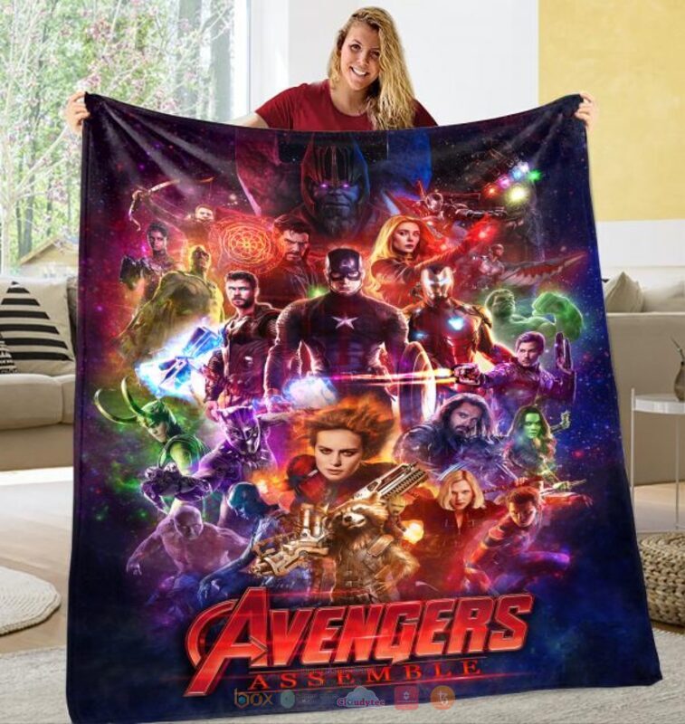 HOT Marvel Avengers EndGame Avengers Assemble Blanket 6
