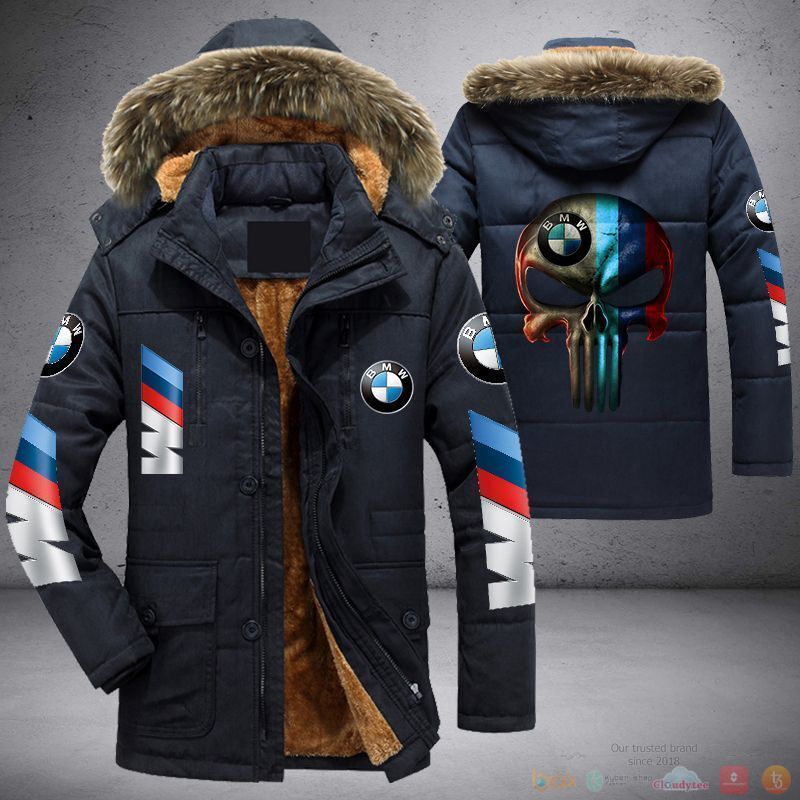 BMW Motorrad Punisher Skull Parka Jacket Coat 5