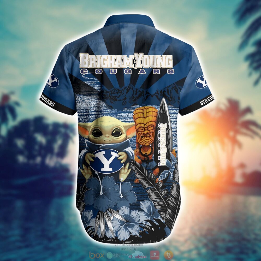 BEST Baby Yoda BYU Cougars NCAA Hawaiian Shirt, Shorts 16
