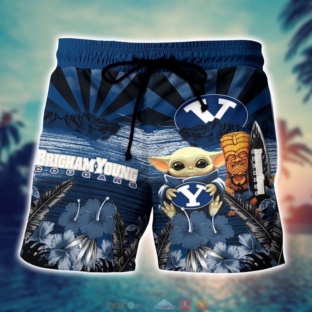 BEST Baby Yoda BYU Cougars NCAA Hawaiian Shirt, Shorts 4