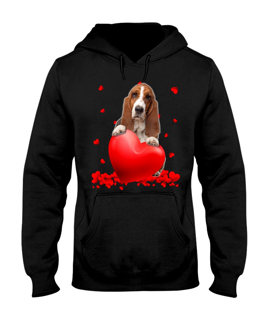 Basset Hound Valentine Hearts shirt, hoodie 18