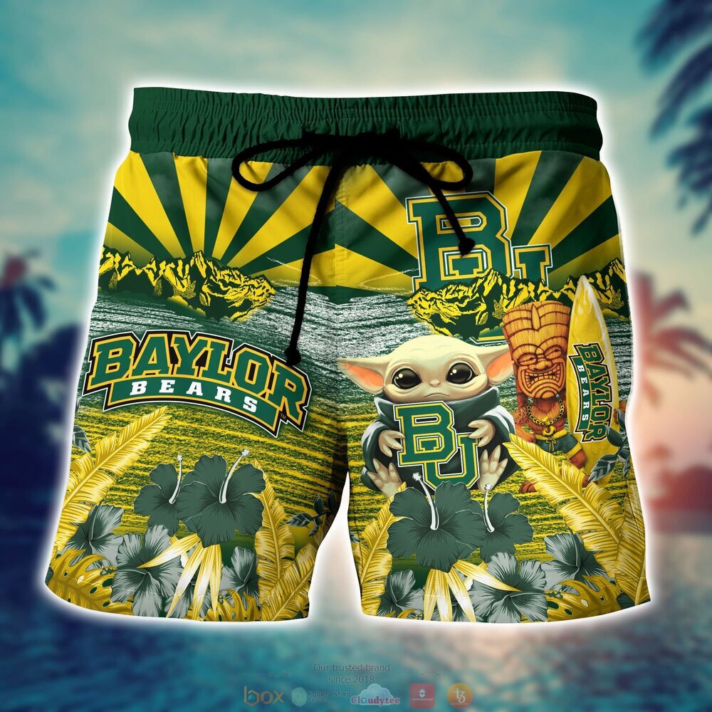 BEST Baby Yoda Baylor Bears NCAA Hawaiian Shirt, Shorts 7