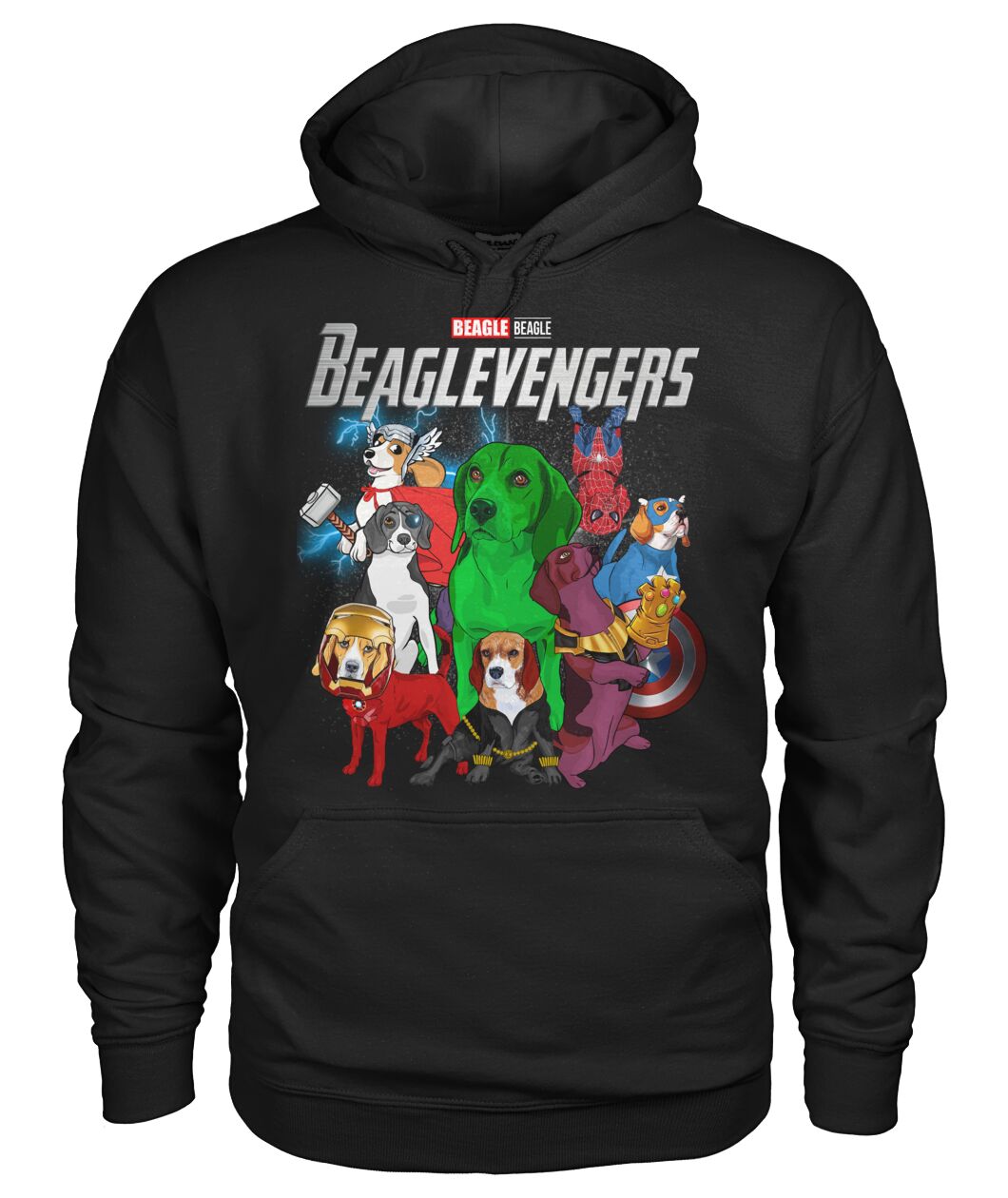 Beaglevengers 3D Hoodie, Shirt 8