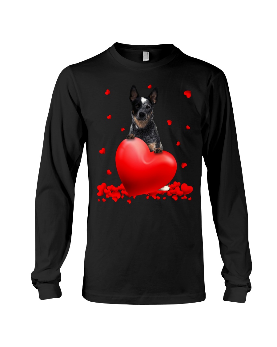 Blue Heeler Valentine Hearts shirt, hoodie 3
