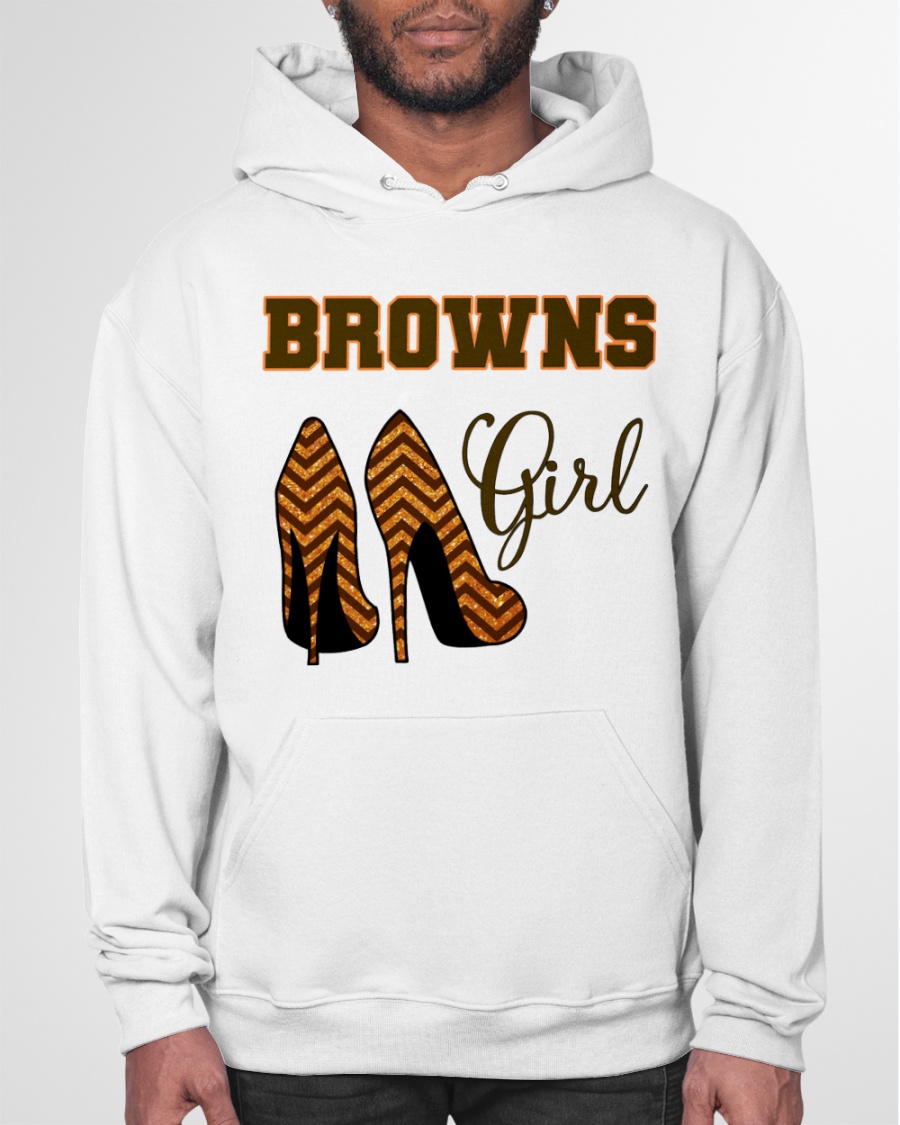 Cleveland Browns girl high heel shirt, hoodie 4