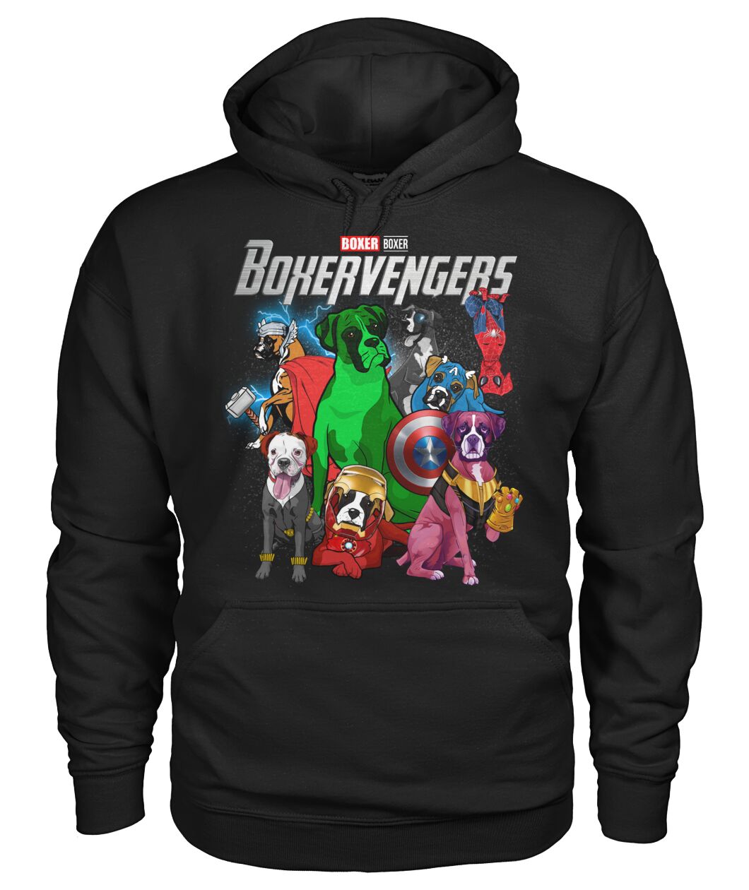 Boxervengers 3D Hoodie, Shirt 9