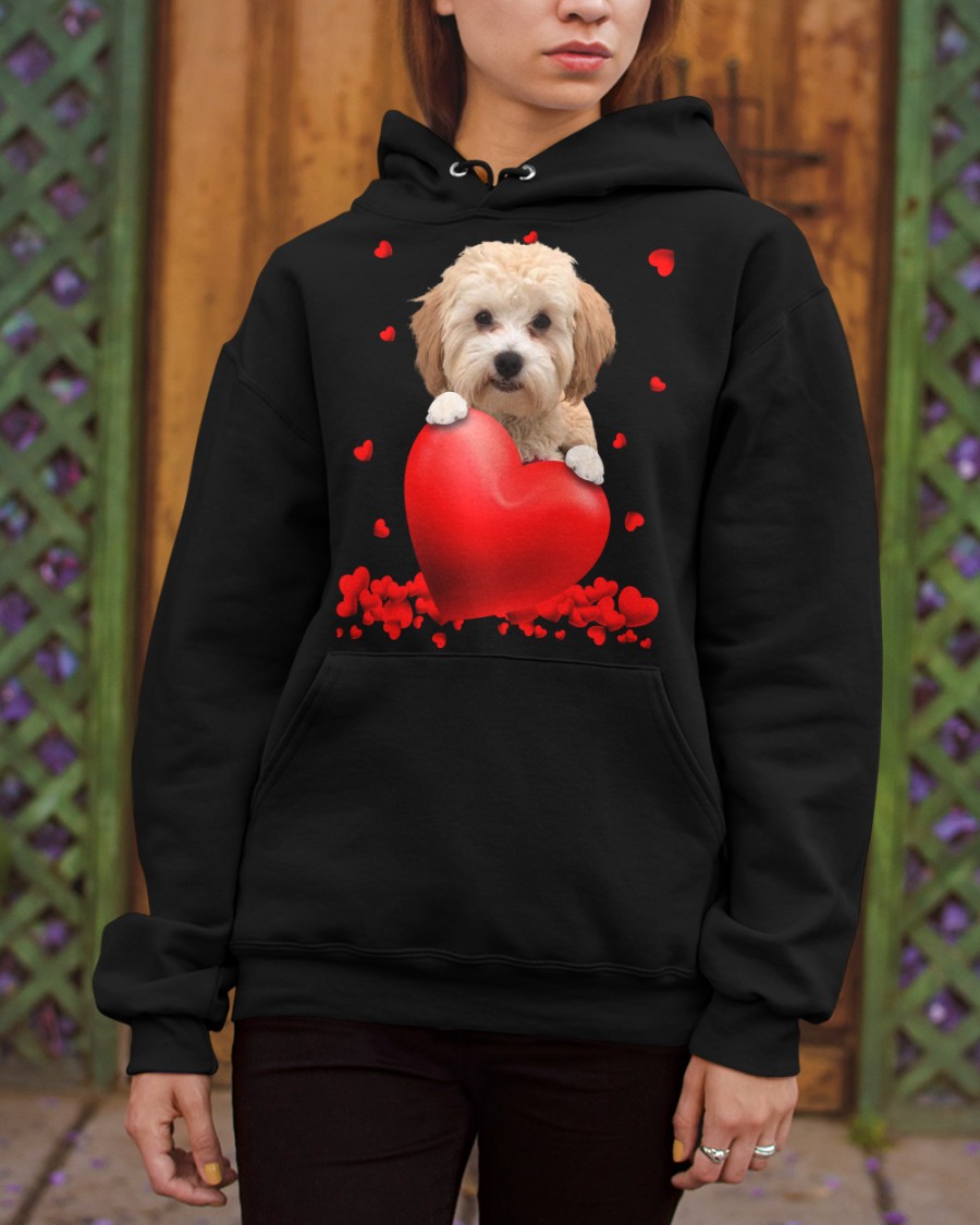 NEW Morkie Poo Valentine Hearts shirt, hoodie 22