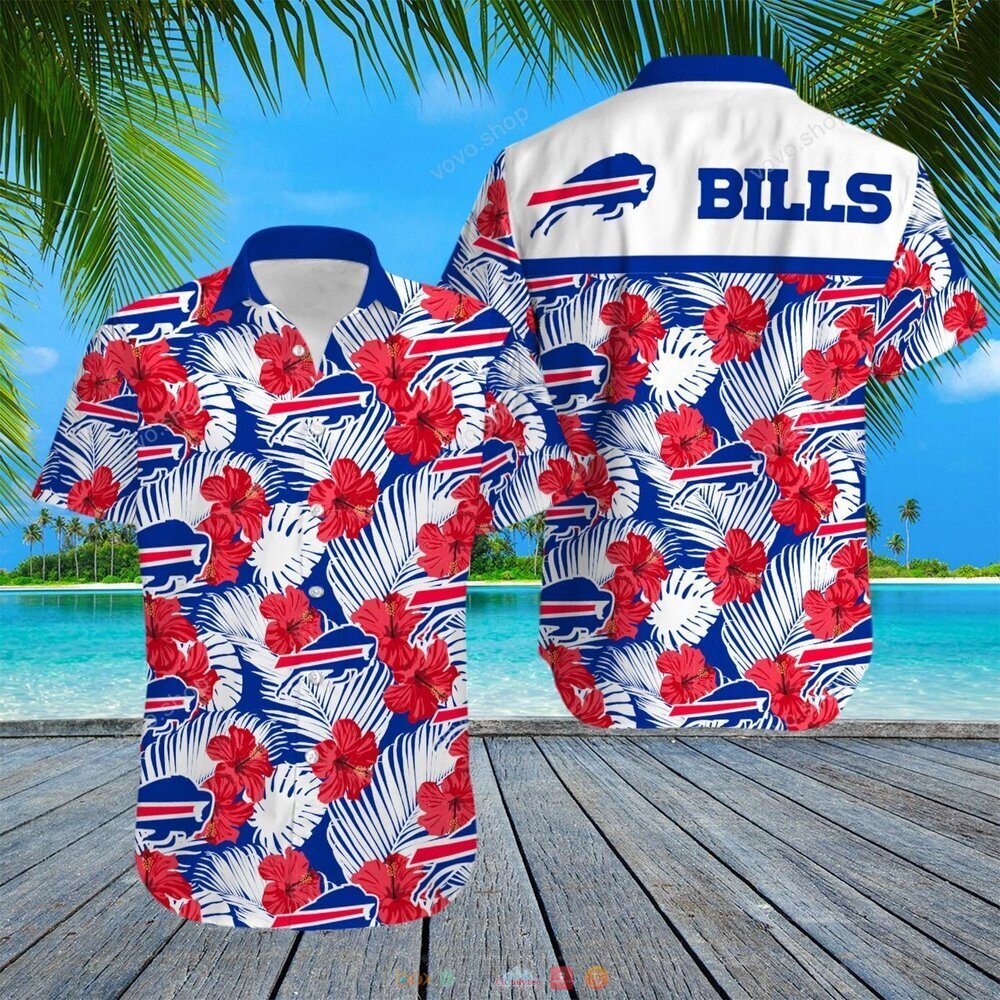 Buffalo Bills hibiscus Hawaiian Shirt 11