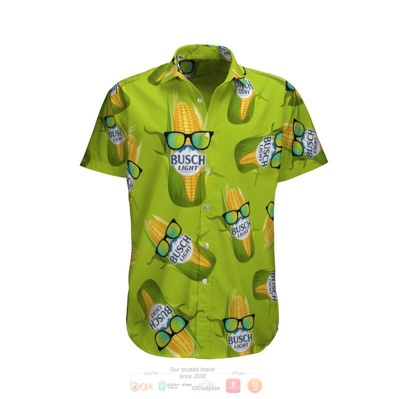 BEST Beer Busch Light Corn Hawaiian Shirt 6