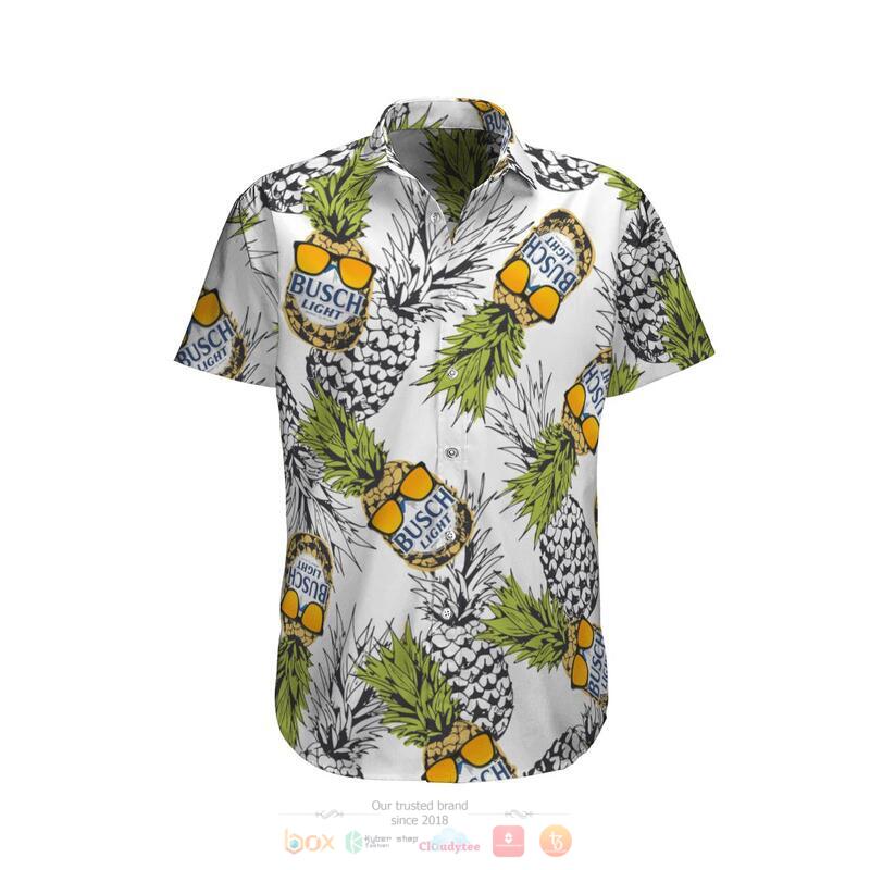 BEST Beer Busch Light Pineapple Hawaiian Shirt 6