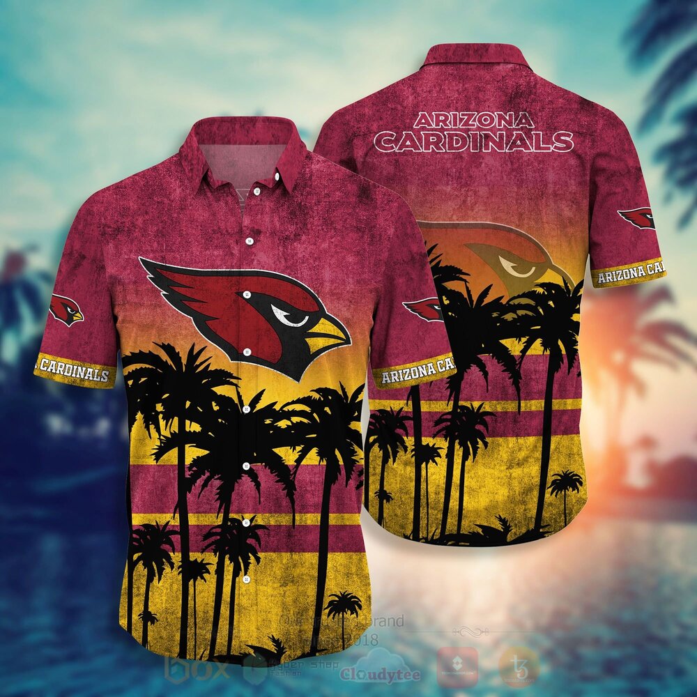 TOP NFL Arizona Cardinals Short Sleeve Hawaiian Shirt, Short 11
