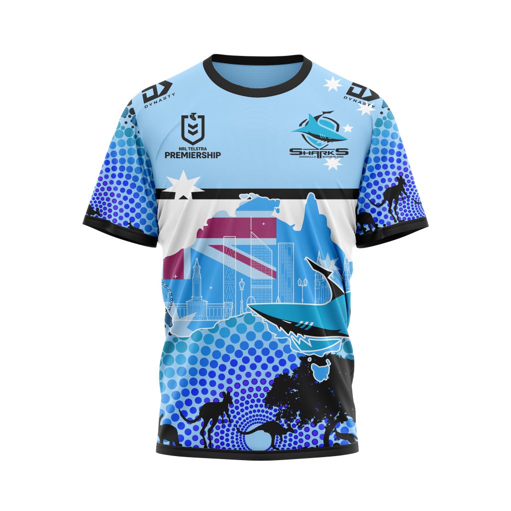 BEST Personalized Cronulla-Sutherland Sharks NRL Australia’s Day Kits jersey shirt, hoodie 16