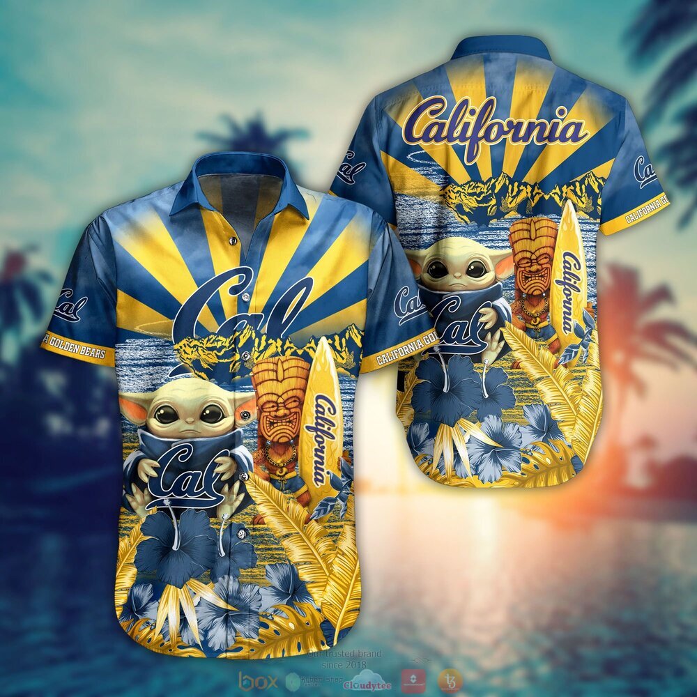 BEST Baby Yoda California Golden Bears NCAA Hawaiian Shirt, Shorts 9