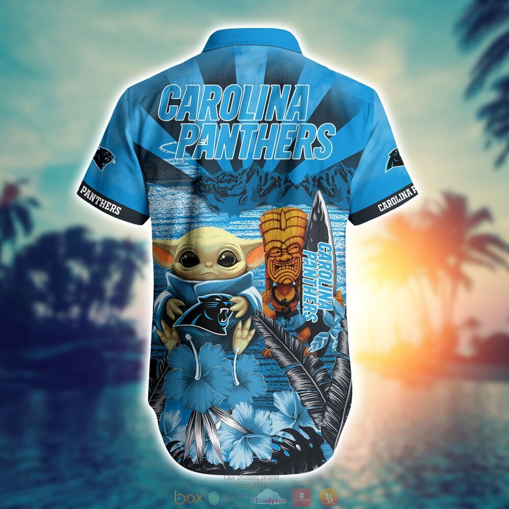 BEST Baby Yoda Carolina Panthers NFL Hawaiian Shirt, Shorts 6