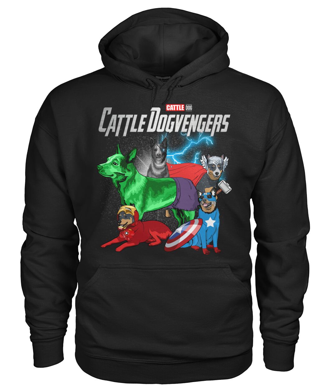Cattle Dogvengers 3D Hoodie, Shirt 9