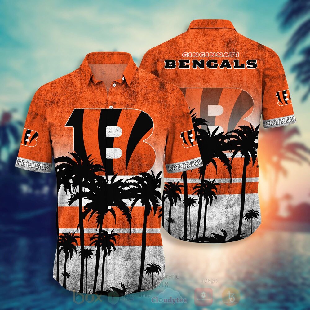 TOP NFL Cincinnati Bengals Short Sleeve Hawaiian Shirt, Short 12