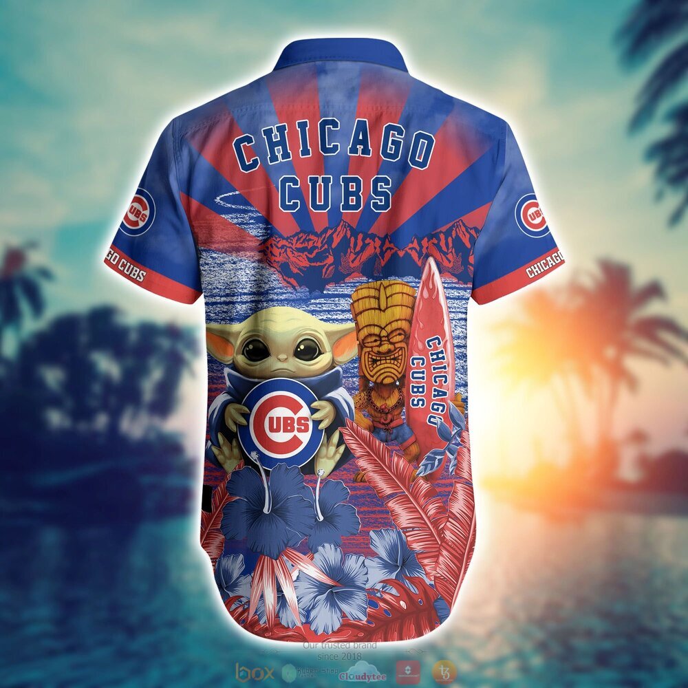BEST Baby Yoda Chicago Cubs MLB Hawaiian Shirt, Shorts 16