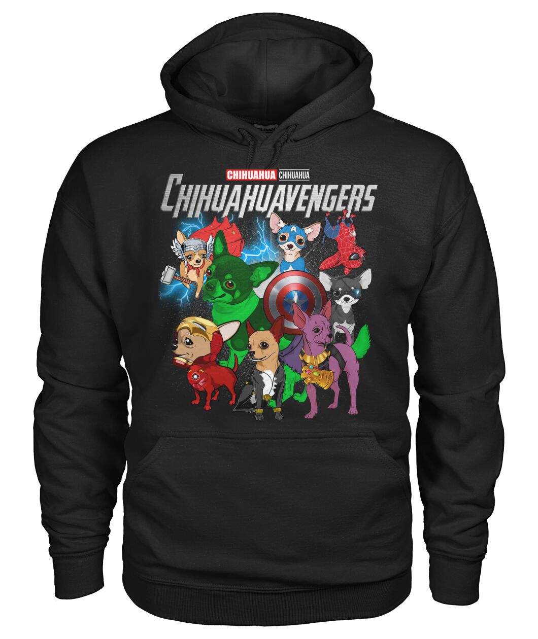 Chihuahuavengers 3D Hoodie, Shirt 8