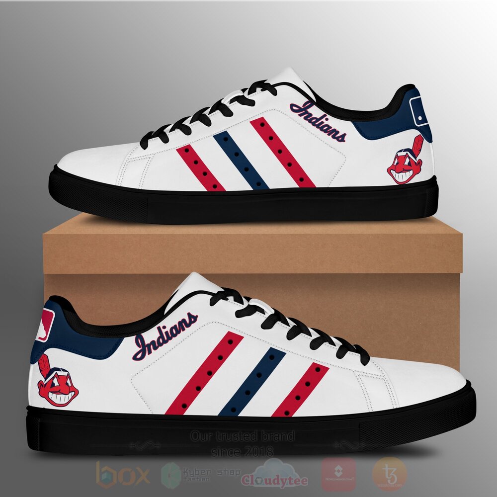 TOP Cleveland Indians Skate Stan Smith Shoes 12