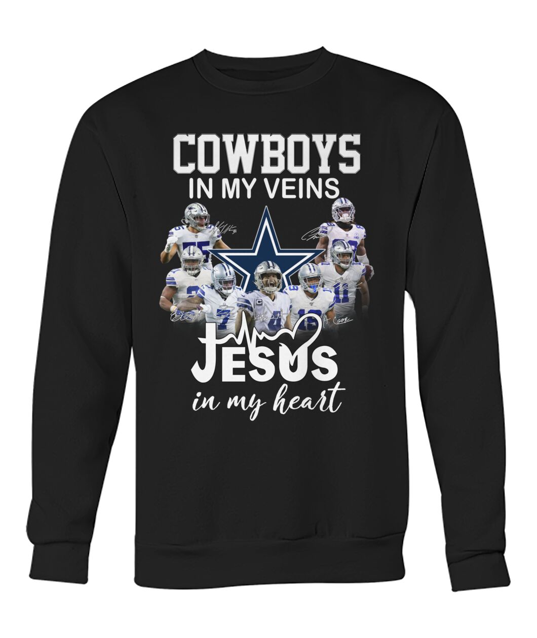 Cowboys In My Veins Jesus In My Heart shirt hoodie 4