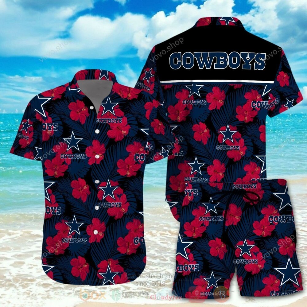 Dallas Cowboys Hawaiian Shirt, Short 2