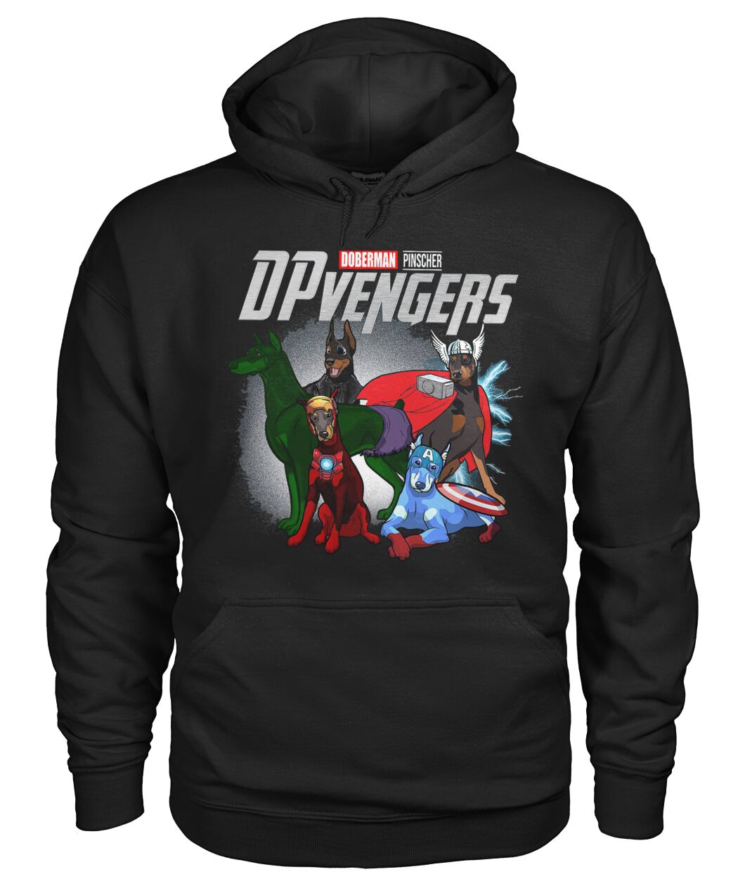 Doberman Dpvengers 3D Hoodie, Shirt 9